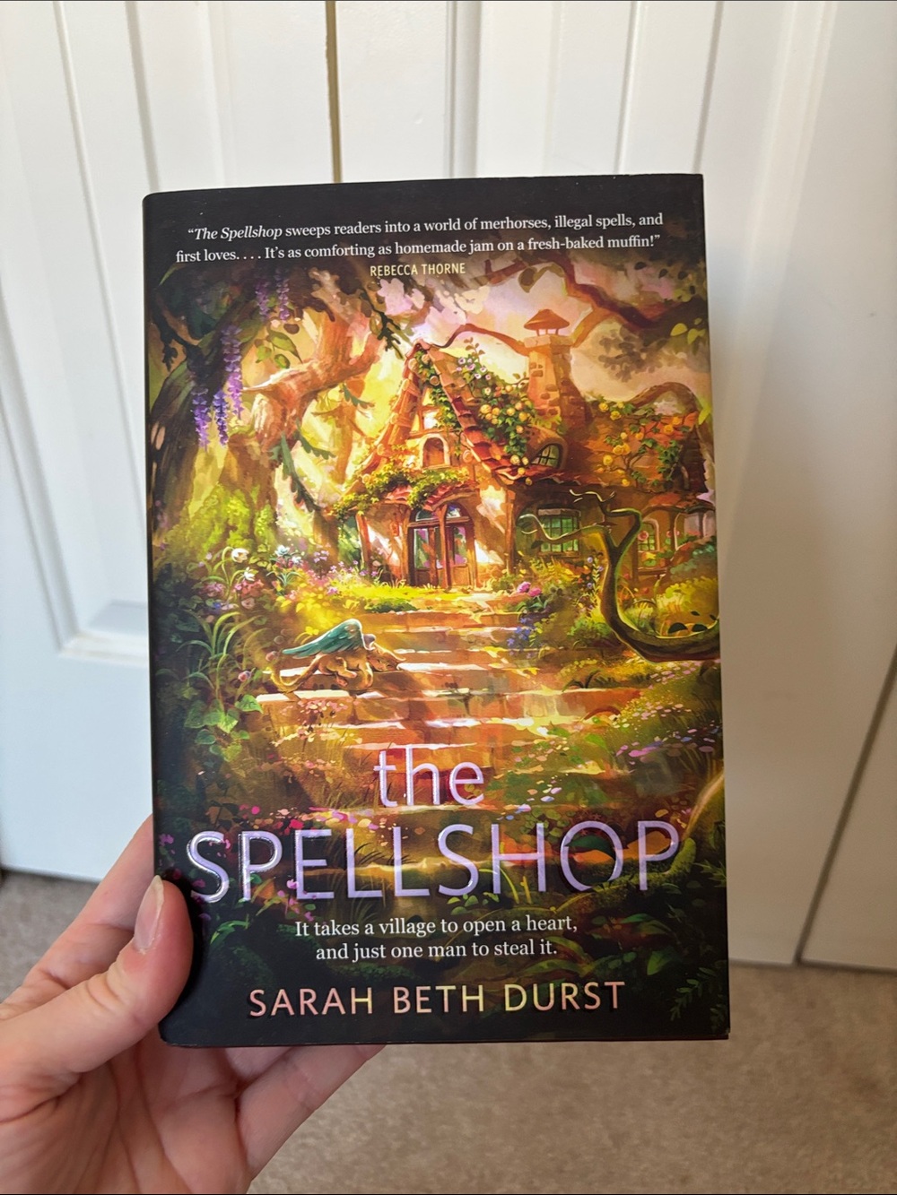The SpellShop by Sarah Beth Durst hardcover sprayed edges